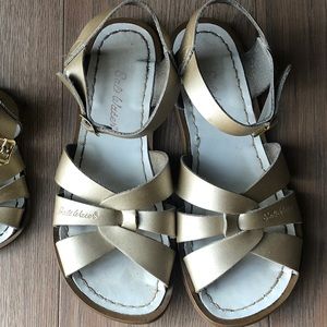 Gold Saltwater Sandals